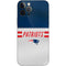 NFL New England Patriots White Striped iPhone 12 Pro Skin
